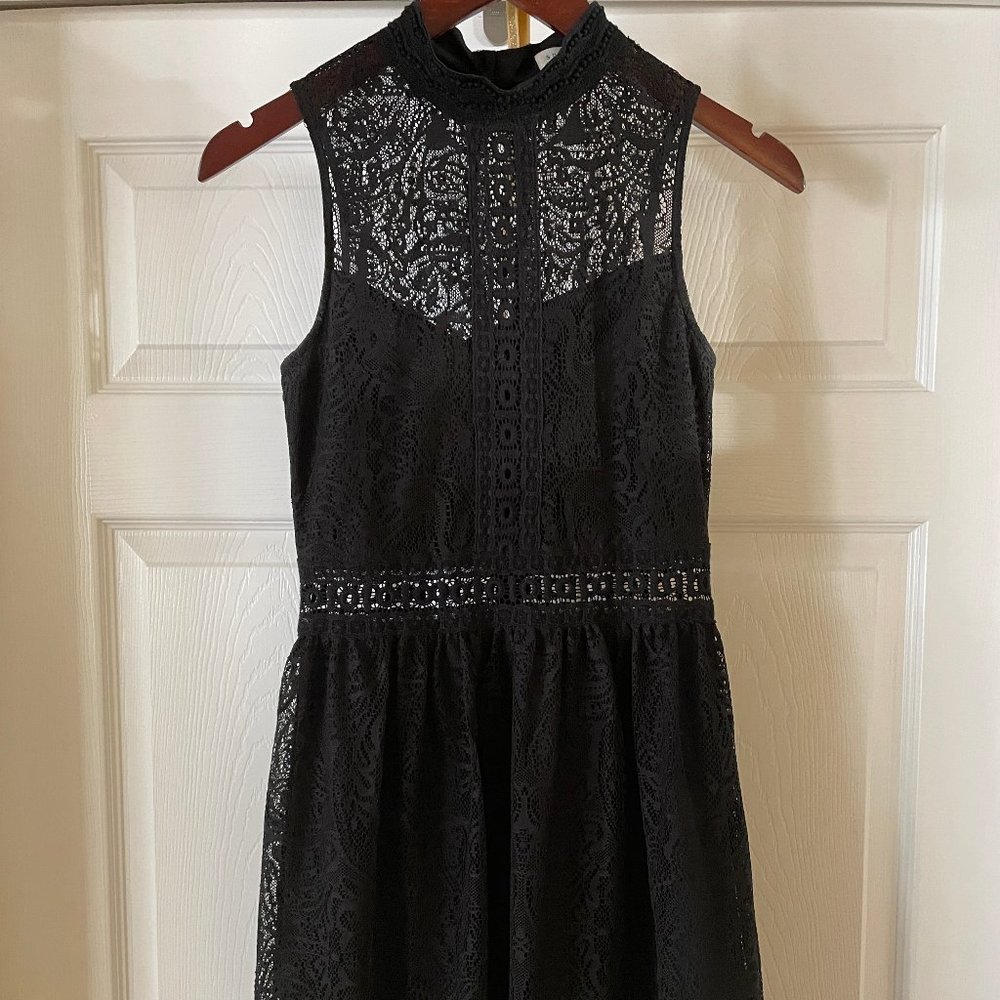 SOCIALITE GIRLS SLEEVELESS BLACK DRESS